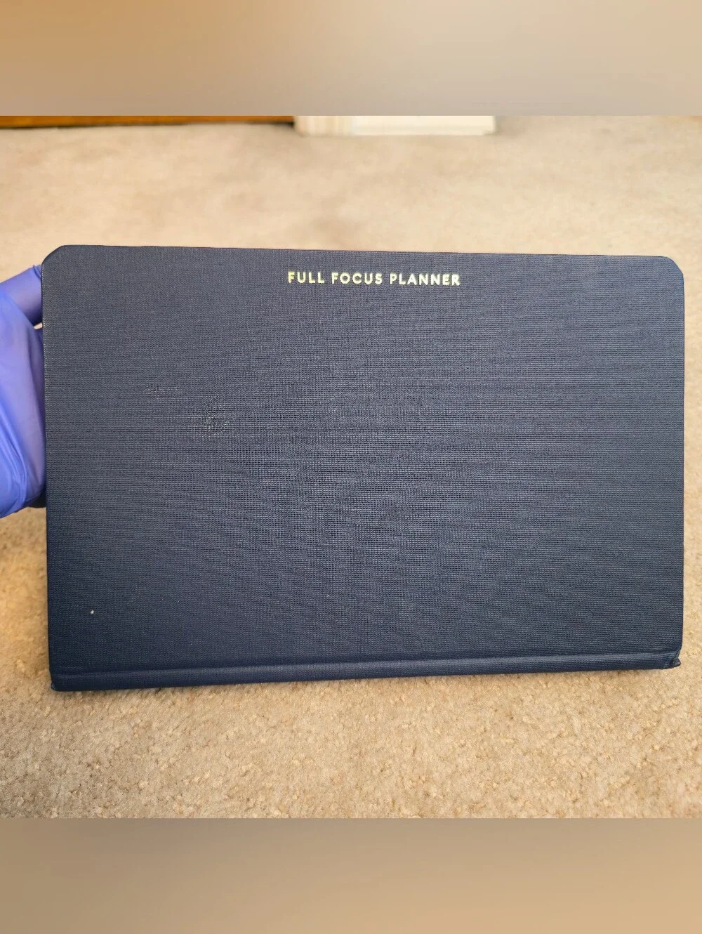 Full Focus Navy Linen Planner by Michael Hyatt - The #1 6 x 9 inches,